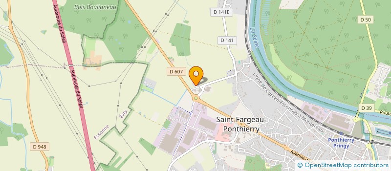 localisation de l'entreprise SCI MAISON ROUGE  SAINT-FARGEAU-PONTHIERRY