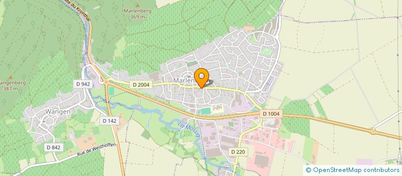 localisation de l'entreprise SCI MAISON ROUGE  MARLENHEIM