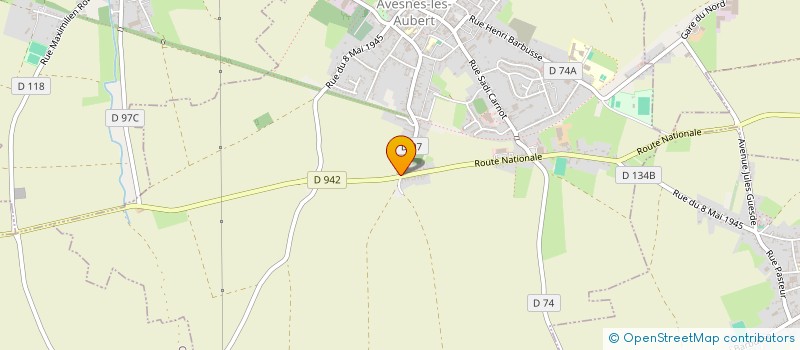 localisation de l'entreprise SCI MAISON ROUGE  AVESNES-LES-AUBERT