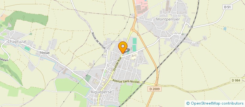 localisation de l'entreprise SCI MAISON ROUGE  AIGUEPERSE