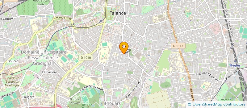 localisation de l'entreprise SCI MAISON ROUGE  TALENCE