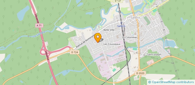 localisation de l'entreprise SCI MAISON RUE DEVAILLY  SALBRIS