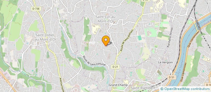 localisation de l'entreprise SCI MAISON SAINT CYR  SAINT-CYR-AU-MONT-D'OR
