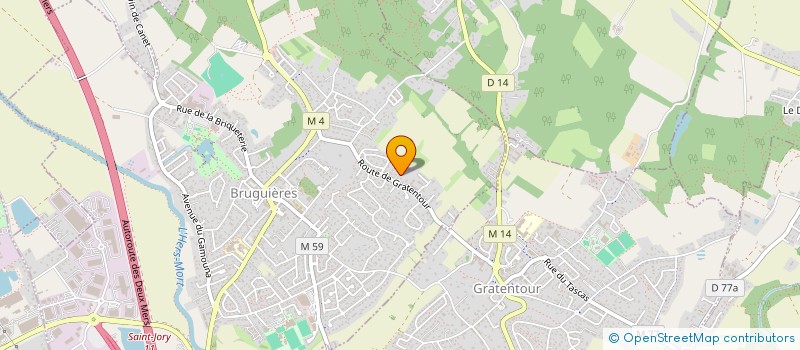localisation de l'entreprise SCI MAISON SANTE PEONIA  BRUGUIERES