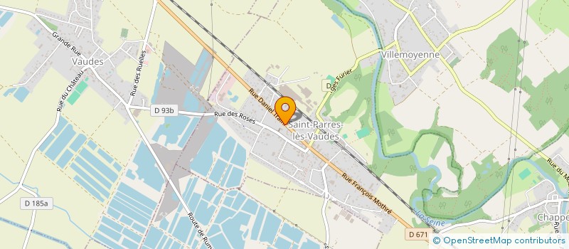 localisation de l'entreprise SCI MAISON ST JOSEPH  SAINT-PARRES-LES-VAUDES