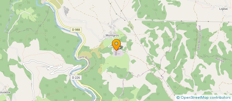 localisation de l'entreprise SCI MAISON TEISSIER  AUROUX