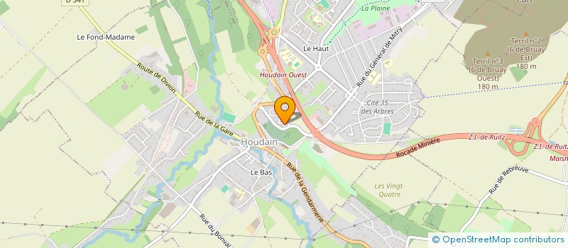 localisation de l'entreprise SCI MAISON VERTE  HOUDAIN