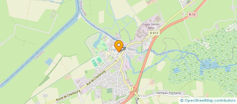 localisation de l'entreprise SCI MAISON VILER  ISIGNY-SUR-MER