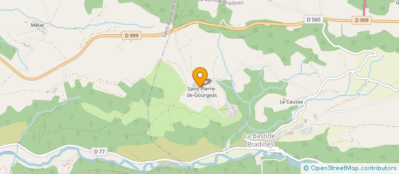 localisation de l'entreprise SCI MAISON VIVE  LA BASTIDE PRADINES