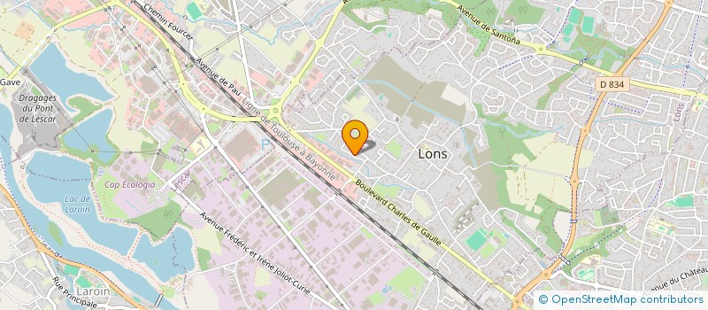 localisation de l'entreprise SCI MAISONAUD à LONS