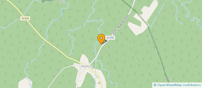 localisation de l'entreprise SCI MAISONNAVE  BELIS