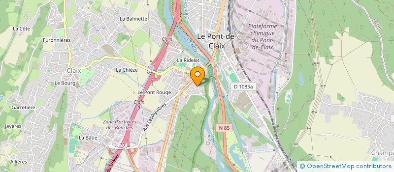 localisation de l'entreprise SCI MAISONNEUVE  CLAIX