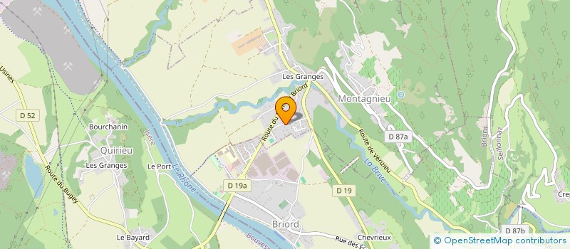 localisation de l'entreprise SCI MAISONNEUVE INVEST IMMO  MONTAGNIEU