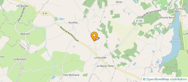 localisation de l'entreprise SCI MAISONNIER  SAINT-AUVENT