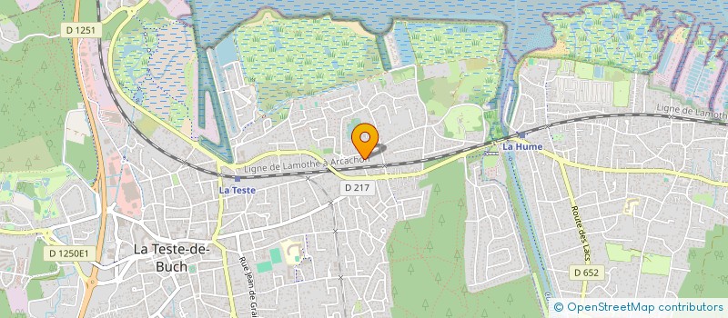 localisation de l'entreprise SCI MAISONOU à LA TESTE-DE-BUCH