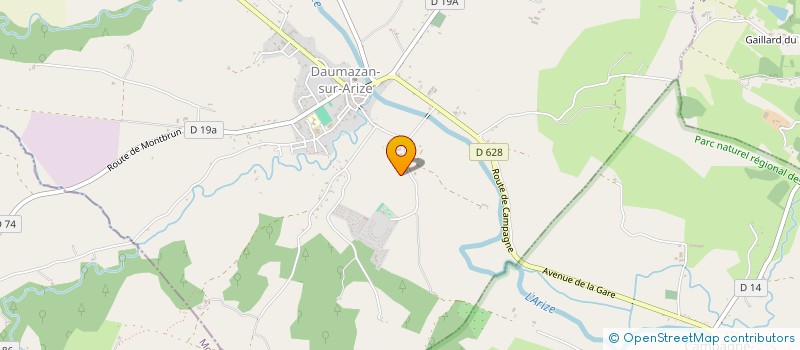localisation de l'entreprise SCI MAISONPLUS à DAUMAZAN-SUR-ARIZE