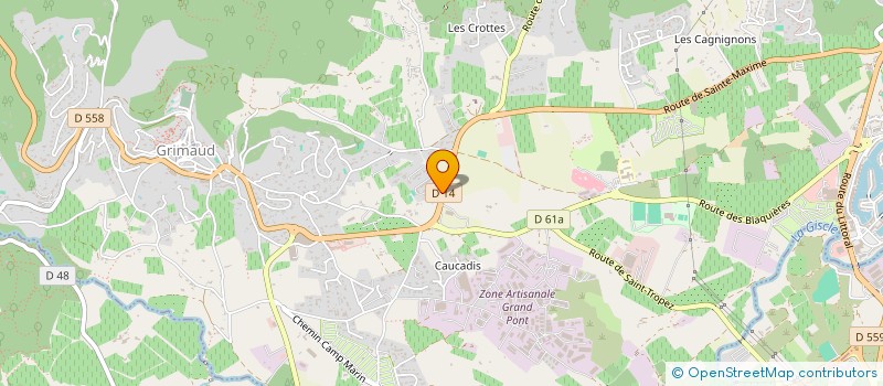 localisation de l'entreprise SCI MAISONPROVENCE à GRIMAUD