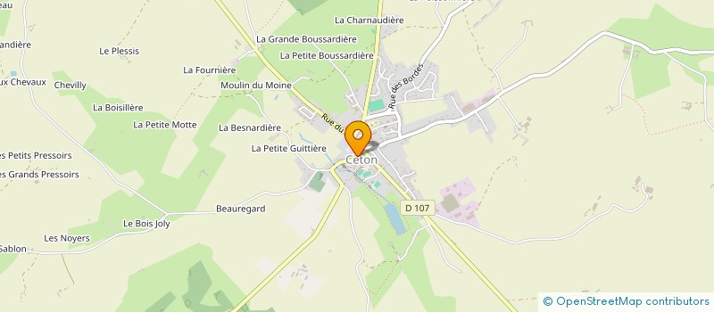 localisation de l'entreprise SCI MAISONS DU PERCHE à CETON