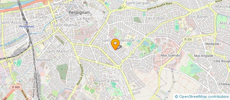 localisation de l'entreprise SCI MAISONS DU SUD SG  PERPIGNAN