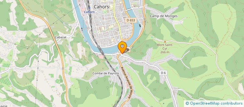 localisation de l'entreprise SCI MAISONS HOD'OC DU TERLON  CAHORS