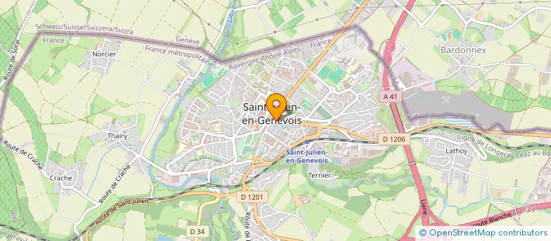 localisation de l'entreprise SCI MAISSA  SAINT-JULIEN-EN-GENEVOIS