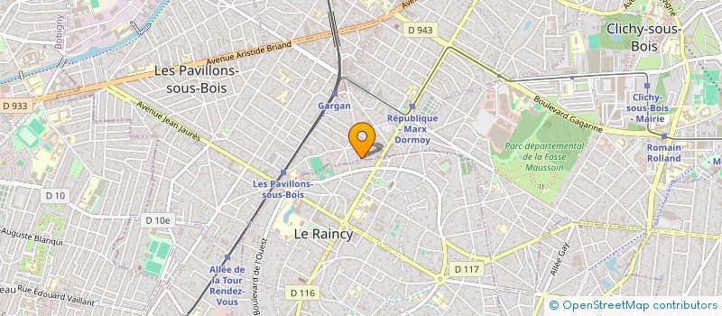 localisation de l'entreprise SCI MAISSA DJEMA à LIVRY-GARGAN