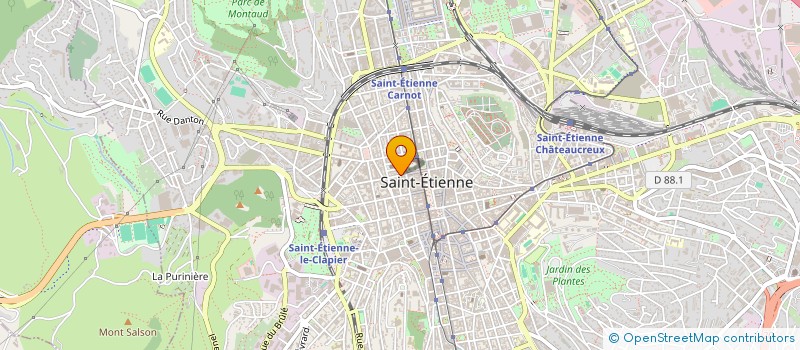 localisation de l'entreprise SCI MAISSANA  SAINT-ETIENNE