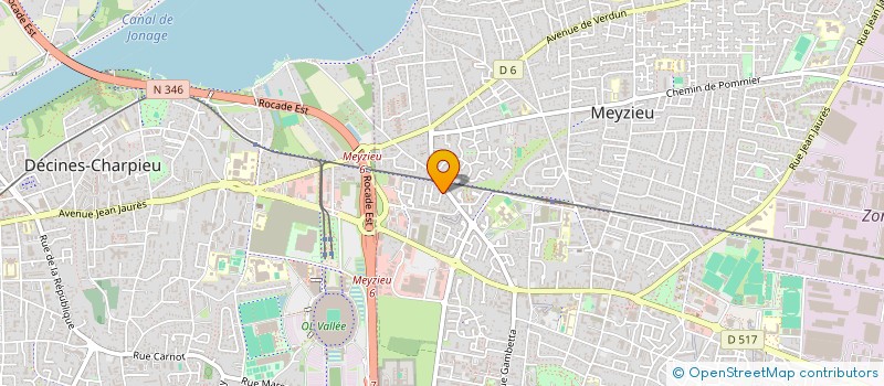 localisation de l'entreprise SCI MAISSANE  MEYZIEU