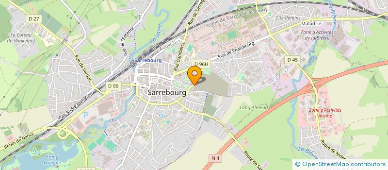 localisation de l'entreprise SCI MAISSE POLLET VILLARD à SARREBOURG