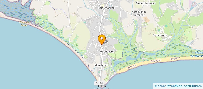 localisation de l'entreprise SCI MAISTELIDA  FOUESNANT