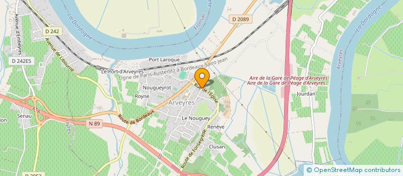 localisation de l'entreprise SCI MAITASUN  ARVEYRES