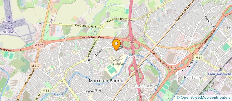 localisation de l'entreprise SCI MAITENA à MARCQ-EN-BARŒUL