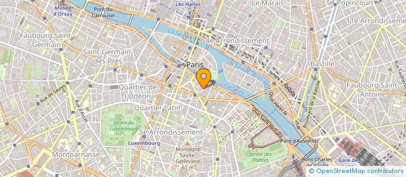 localisation de l'entreprise SCI MAITRE ALBERT  PARIS