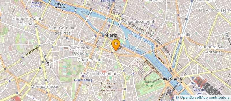 localisation de l'entreprise SCI MAITRE ALBERT  PARIS