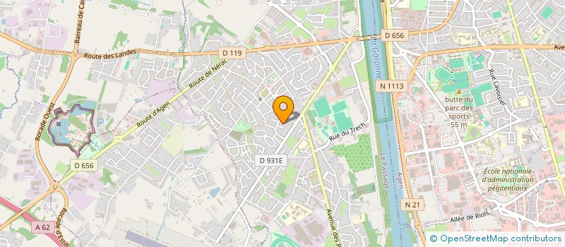 localisation de l'entreprise SCI MAIWEN  LE PASSAGE