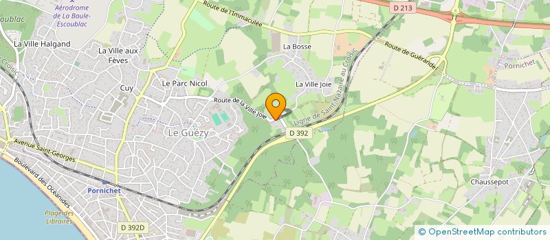 localisation de l'entreprise SCI MAJ  LA BAULE-ESCOUBLAC