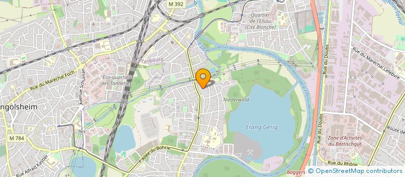 localisation de l'entreprise SCI MAJ  OSTWALD