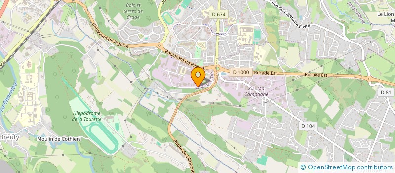 localisation de l'entreprise SCI MAJ à ANGOULEME