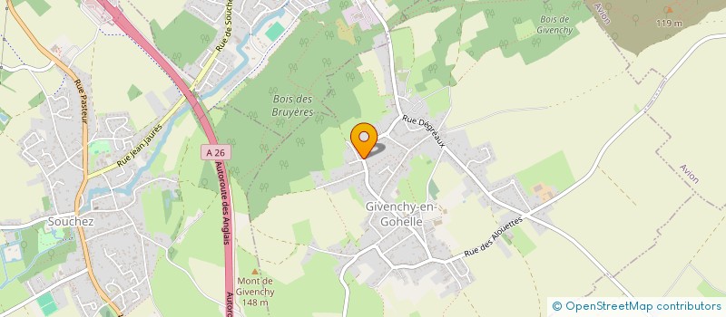 localisation de l'entreprise SCI MAJ  GIVENCHY-EN-GOHELLE