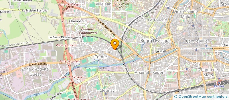 localisation de l'entreprise SCI MAJ à RENNES