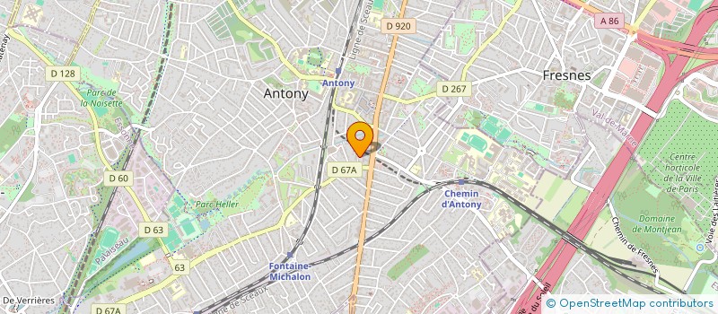 localisation de l'entreprise SCI MAJ à ANTONY
