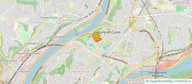 localisation de l'entreprise SCI MAJ  CALUIRE-ET-CUIRE