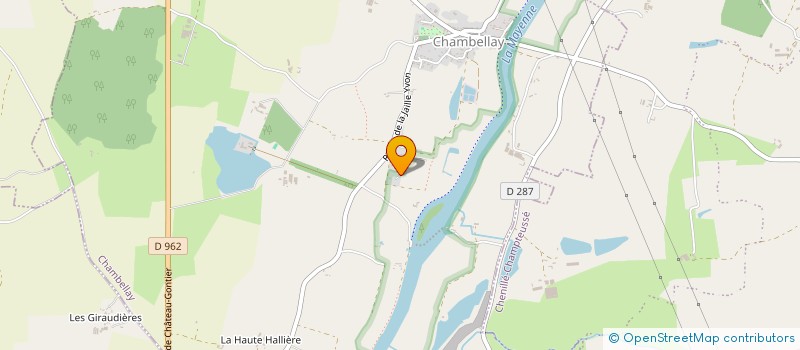 localisation de l'entreprise SCI MAJ  CHAMBELLAY