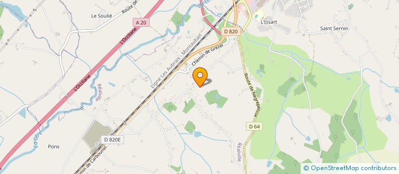 localisation de l'entreprise SCI MAJ IMMO  REALVILLE