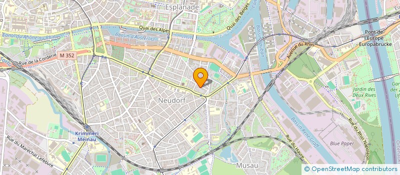 localisation de l'entreprise SCI MAJ104  STRASBOURG