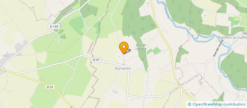 localisation de l'entreprise SCI MAJA  ASNIERES