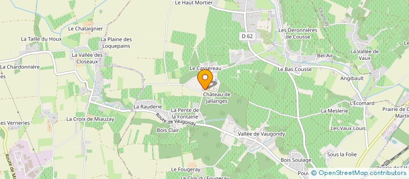localisation de l'entreprise SCI MAJA à VERNOU-SUR-BRENNE
