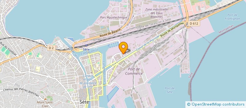 localisation de l'entreprise SCI MAJA  SETE