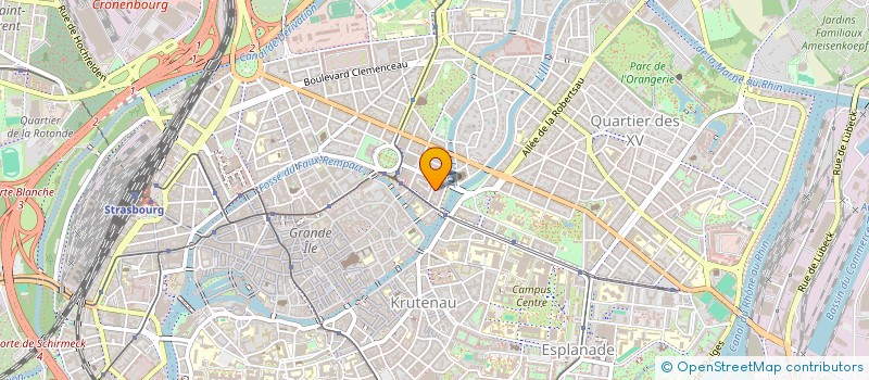 localisation de l'entreprise SCI MAJA  STRASBOURG