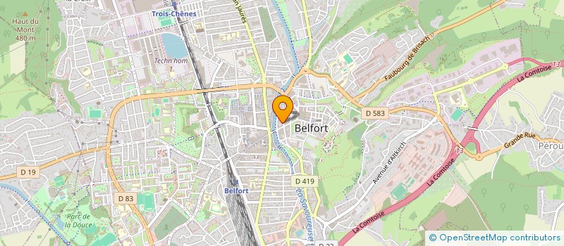 localisation de l'entreprise SCI MAJAC à BELFORT